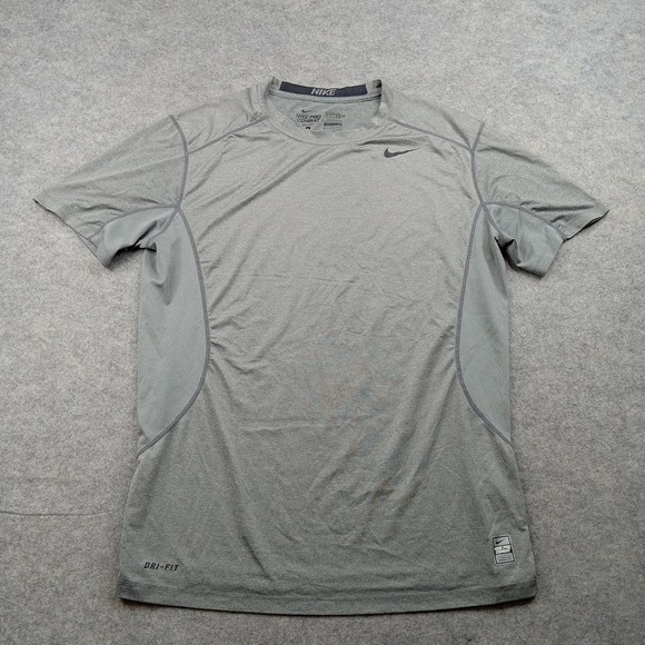 Nike Other - Nike Shirt Mens Large Gray Pro Combat Dri-FIT Fitted Short Sleeve Athletic Top